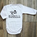 król grilla Body niemowlęce Król GRILLA