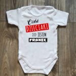 096 - body biale KR Cześć DZIECIAKI body z imieniem
