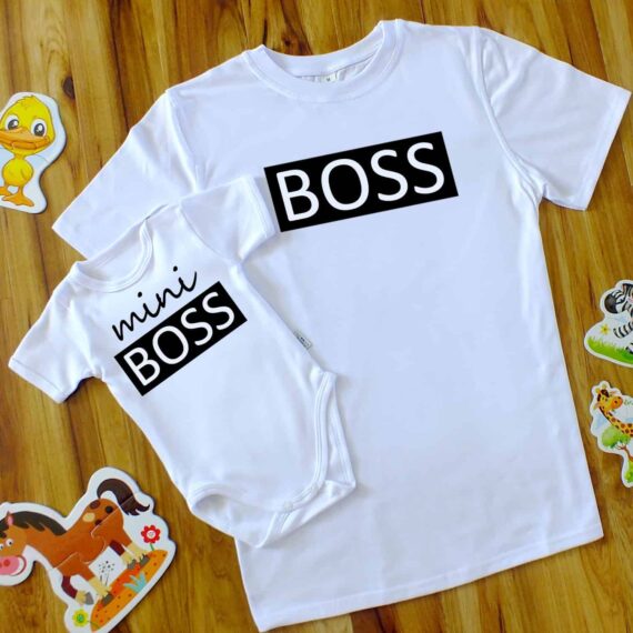 ZESTAW ojciec syn BOSS + mini BOSS