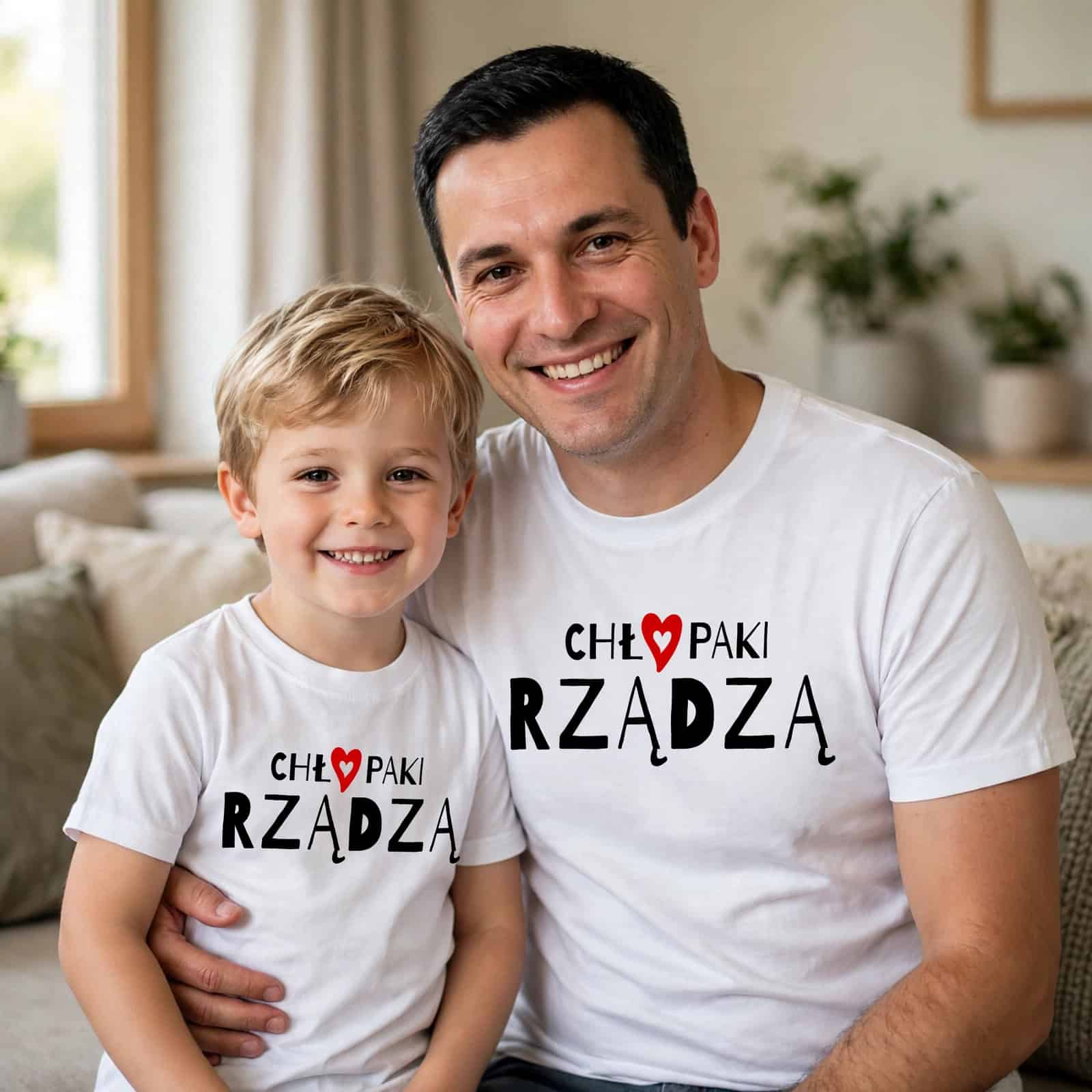 ZESTAW ojciec syn CHŁOPAKI RZĄDZĄ