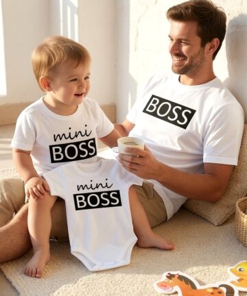 tata-syn-boss ZESTAW ojciec syn BOSS + mini BOSS