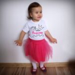 k007nene Komplet body + spódniczka tiulowa Little Princess
