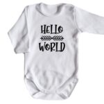 Body niemowlęce Hello World