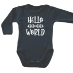 Body niemowlęce Hello World