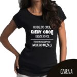 Koszulka damska Muszę zapytać męża