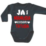 181-cz-dr Body niemowlęce JA i mamusia kochamy tatusia