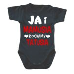 181cz-kr Body niemowlęce JA i mamusia kochamy tatusia