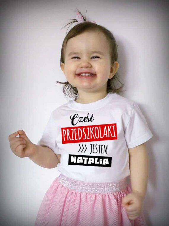095-nena kopia Koszulka DO PRZEDSZKOLA Z IMIENIEM dziecka