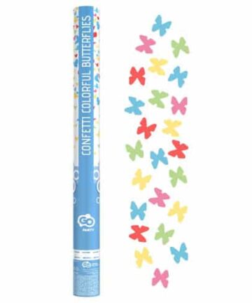 Konfetti pneumatyczne "Kolorowe motylki" na ROCZEK 60cm