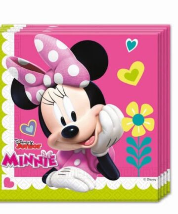 Serwetki papierowe na ROCZEK nadruk Myszki Minnie Happy Helpers