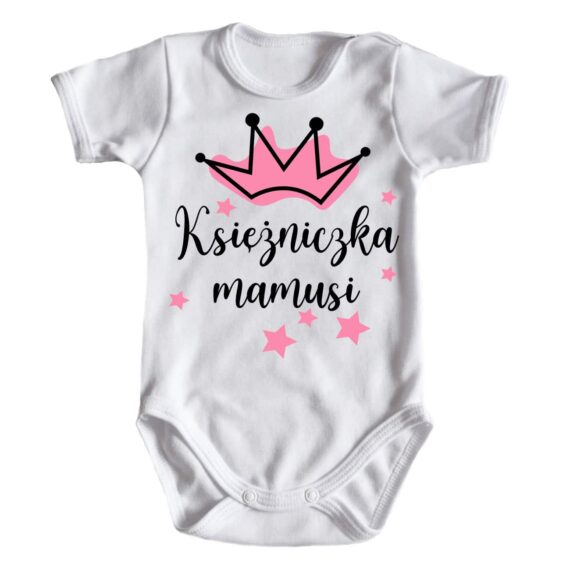 Komplet Księżniczka mamusi - body + spódniczka tiulowa