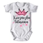 body-kr kopia Komplet Księżniczka tatusiowa - body + spódniczka tiulowa