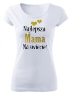 Zestaw na DZIEŃ MAMY - koszulka damska + poduszka z nadrukiem