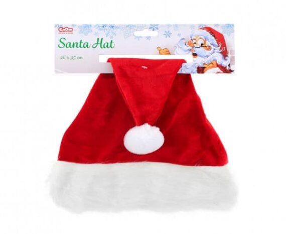 czapka-mikolaja-dziecieca Czapka Świętego Mikołaja - dziecięca 24 cm, welurowa