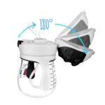 bidon-ze-slomka3 Bidon kubek ze słomką z odważnikiem SZARY 250ml