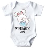 Body na WIELKANOC z króliczkiem dla chłopca