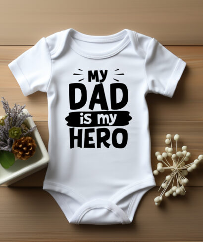 Body niemowlęce MY DAD is my HERO