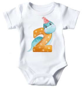Body niemowlęce na 2 latka URODZINY DINO
