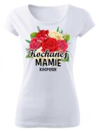 koszulka-dzien-mamy-prezent-imie Koszulka na DZIEŃ MAMY - Kochanej mamie + dowolne imię
