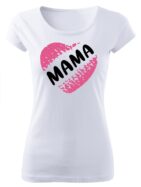 Koszulka dla Mamy z sercem i napisem MAMA