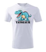 Koszulka na dzień TATY - TATOZAUR z dinozaurem