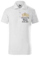Koszulka POLO - Pierwsza Komunia Św. z imieniem oraz datą