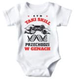027-syn-skill KOMPLET koszulek TATA + SYN - dla graczy GAME SKILL GENY